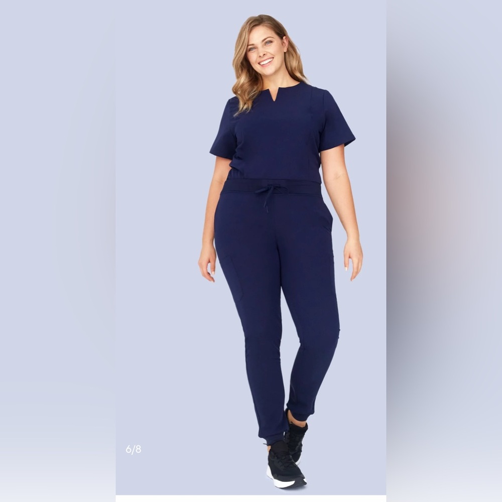MANDALA SCRUBS  navy blue jogger scrub pants